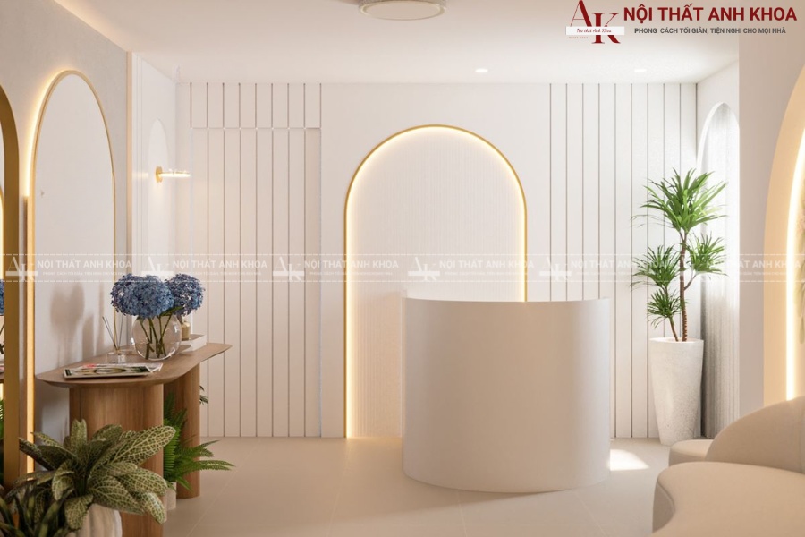 Mẫu quầy lễ tân nhà nghỉ đơn giản – giá rẻ Mẫu quầy lễ tân nhà nghỉ đơn giản – giá rẻ