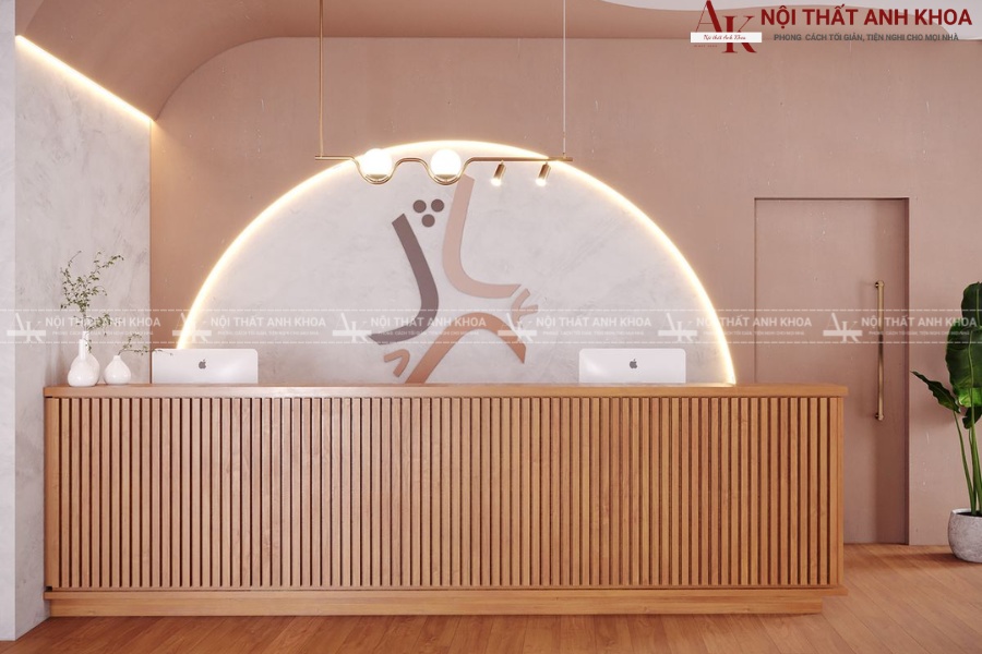 Mẫu quầy lễ tân nhà nghỉ Mẫu quầy lễ tân nhà nghỉ