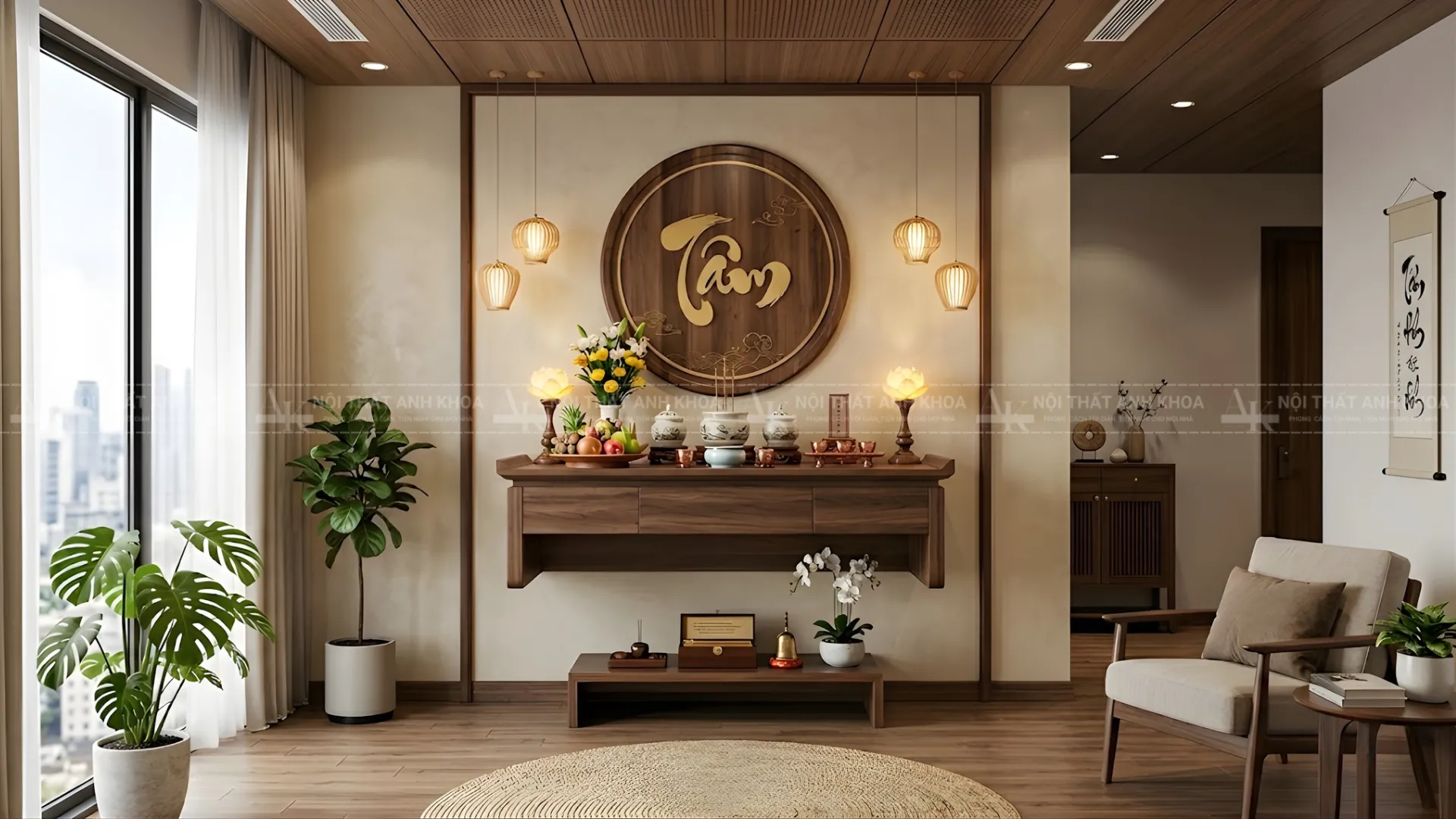 Bố trí nội thất phòng thờ hợp lý, tăng tài lộc gia đình Bố trí nội thất phòng thờ hợp lý, tăng tài lộc gia đình