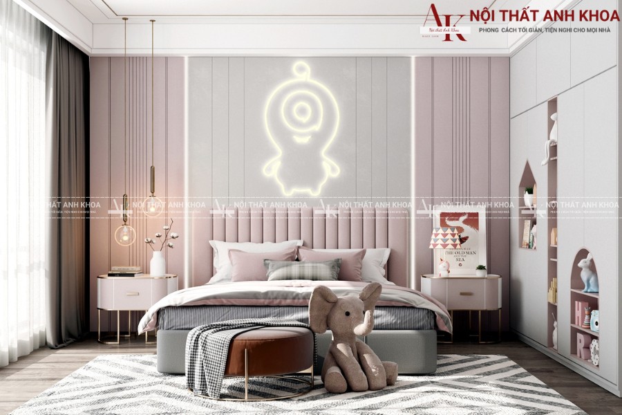 Mẫu thiết kế phòng ngủ cho bé gái đẹp hoàn hảo Mẫu thiết kế phòng ngủ cho bé gái đẹp hoàn hảo