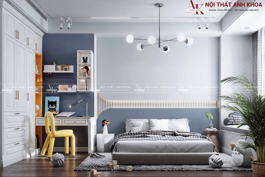 Mẫu thiết kế phòng ngủ cho bé trai 15 tuổi Mẫu thiết kế phòng ngủ cho bé trai 15 tuổi