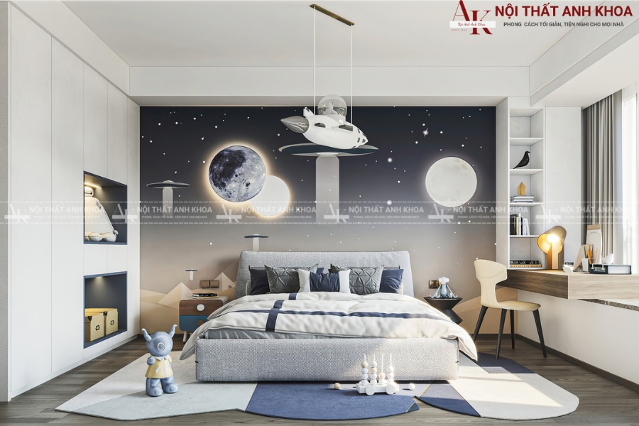 Mẫu thiết kế phòng ngủ cho bé trai 15 tuổi Mẫu thiết kế phòng ngủ cho bé trai 15 tuổi