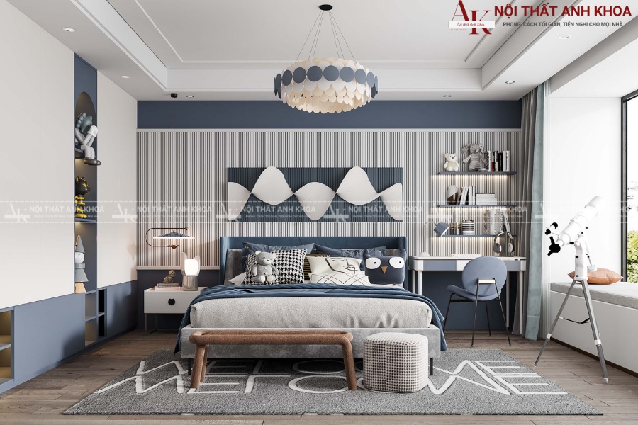 Thiết kế phòng ngủ bé trai đẹp mắt Thiết kế phòng ngủ bé trai đẹp mắt