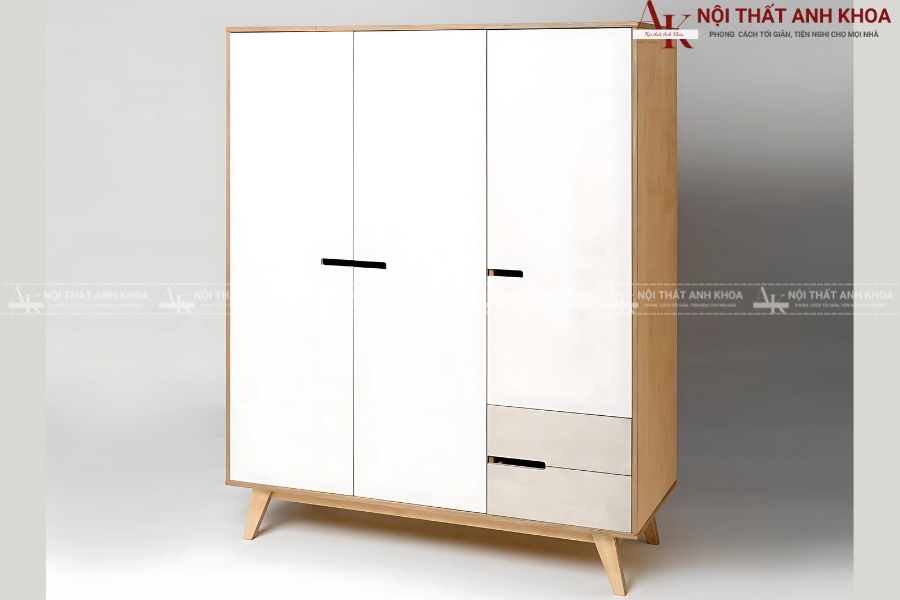 Mẫu tủ áo nhỏ thông minh có ngăn kéo ngoài Mẫu tủ áo nhỏ thông minh có ngăn kéo ngoài