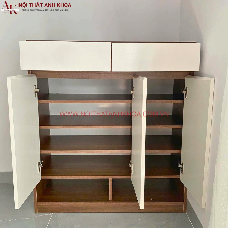Mẫu tủ giày gỗ công nghiệp MDF nhiều kích thước Mẫu tủ giày gỗ công nghiệp MDF nhiều kích thước