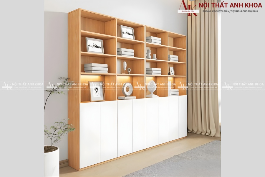 Mẫu tủ hồ sơ đẹp kết hợp tủ trang trí - Xu hướng mới cho văn phòng hiện đại Mẫu tủ hồ sơ đẹp kết hợp tủ trang trí - Xu hướng mới cho văn phòng hiện đại