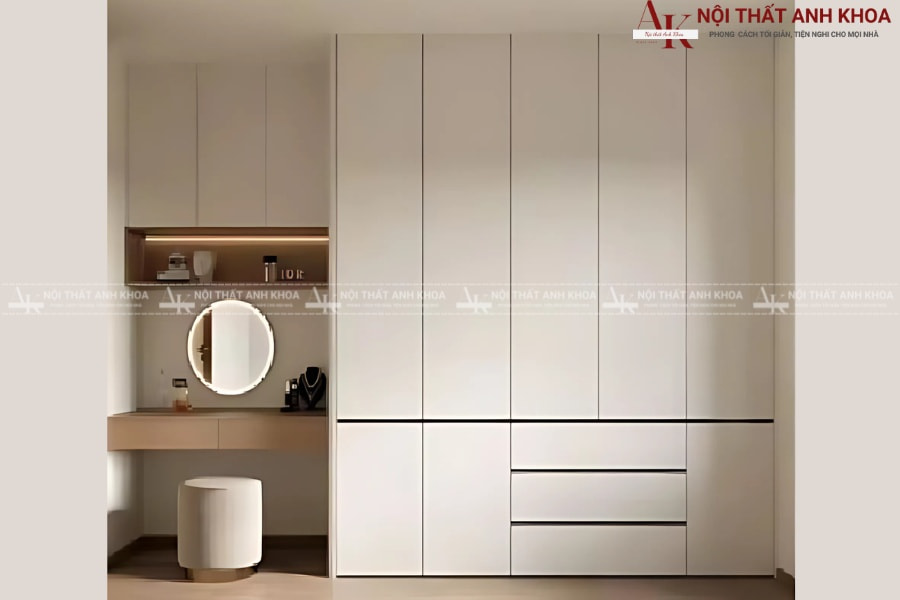 Mẫu tủ quần áo 5 cánh được săn đón nhất 2025 Mẫu tủ quần áo 5 cánh được săn đón nhất 2025