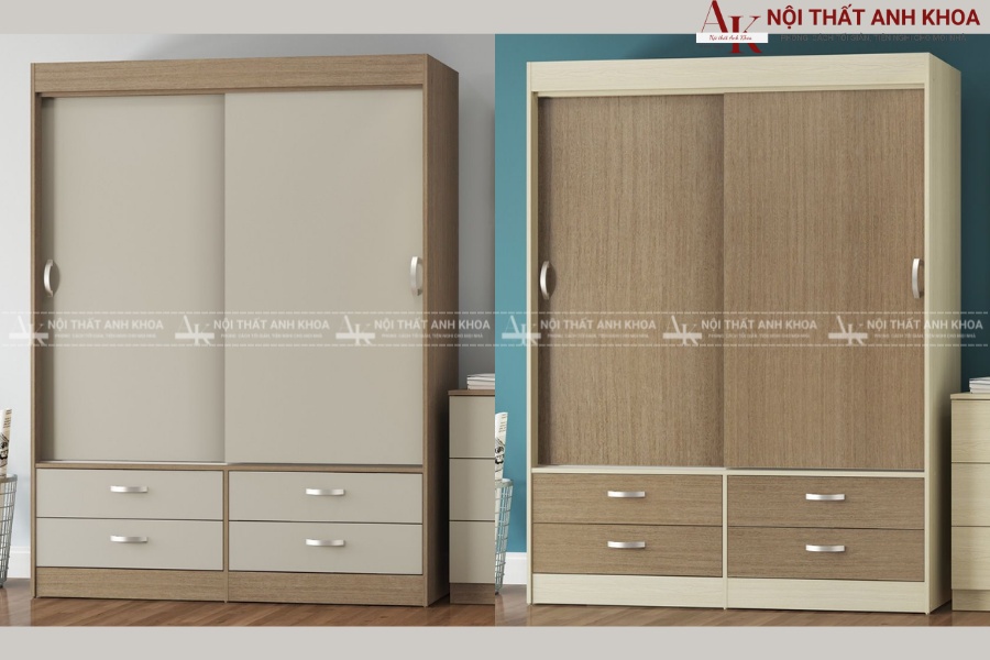 Mẫu tủ quần áo cửa lùa nhỏ gọn hiện đại Mẫu tủ quần áo cửa lùa nhỏ gọn hiện đại