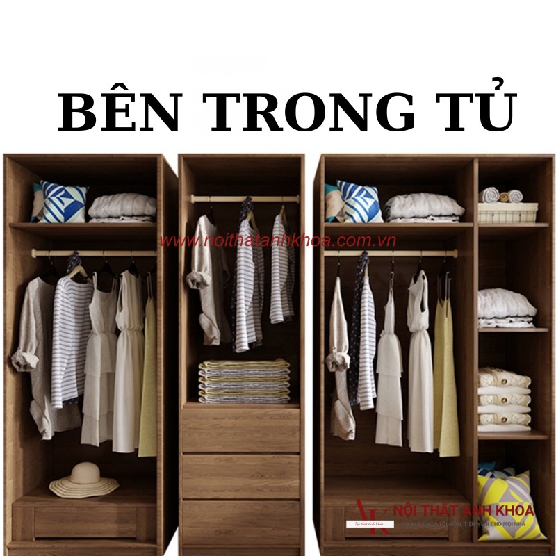 Mẫu Tủ Quần Áo Đẹp Gỗ Ép Màu Nâu Phối Xám Sang Trọng Đẳng Cấp Mẫu Tủ Quần Áo Đẹp Gỗ Ép Màu Nâu Phối Xám Sang Trọng Đẳng Cấp