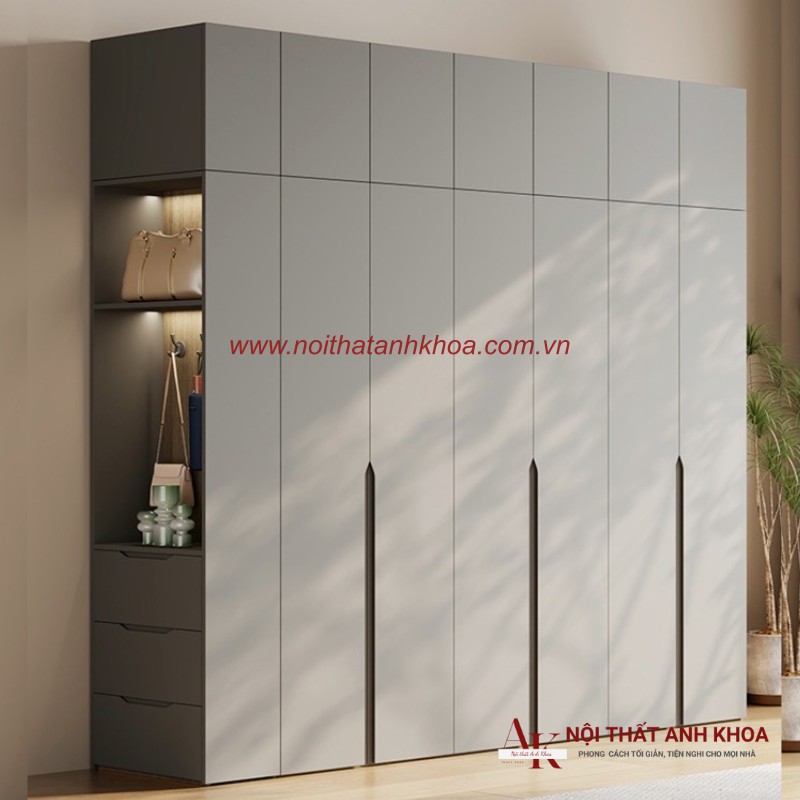 Mẫu Tủ Quần Áo Đẹp Gỗ MDF Phong Cách Bắc Âu Sang Trọng Hiện Đại Mẫu Tủ Quần Áo Đẹp Gỗ MDF Phong Cách Bắc Âu Sang Trọng Hiện Đại