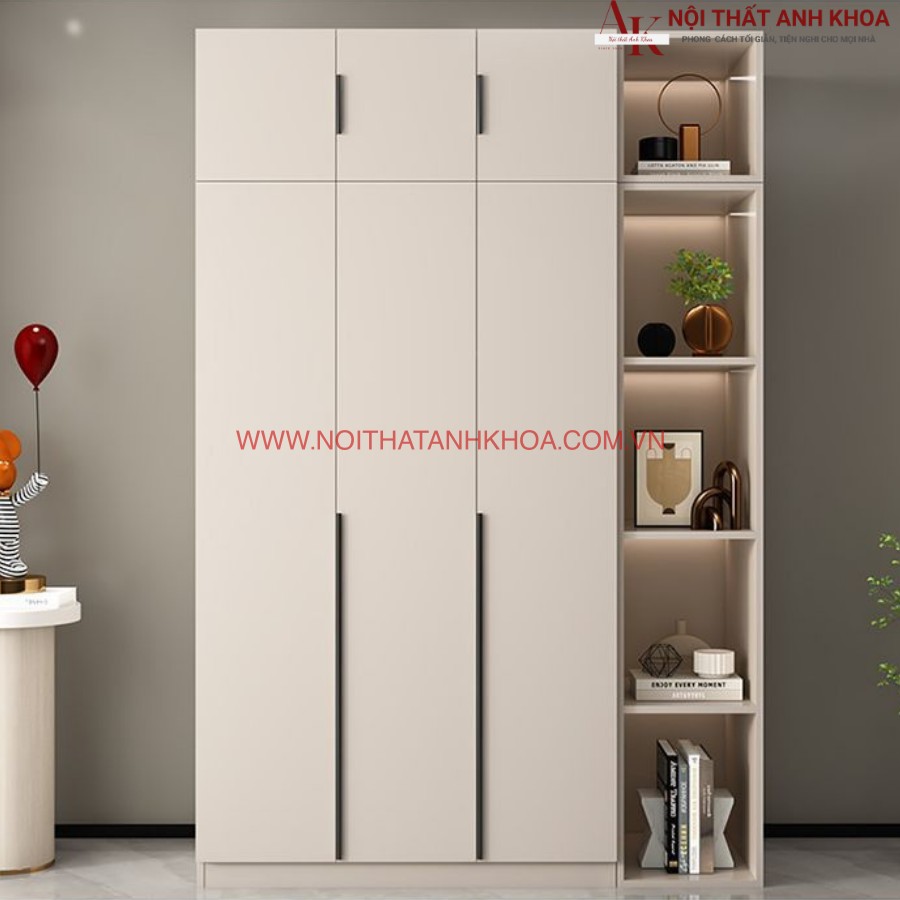 Mẫu tủ quần áo gỗ công nghiệp đẹp sang trọng Mẫu tủ quần áo gỗ công nghiệp đẹp sang trọng