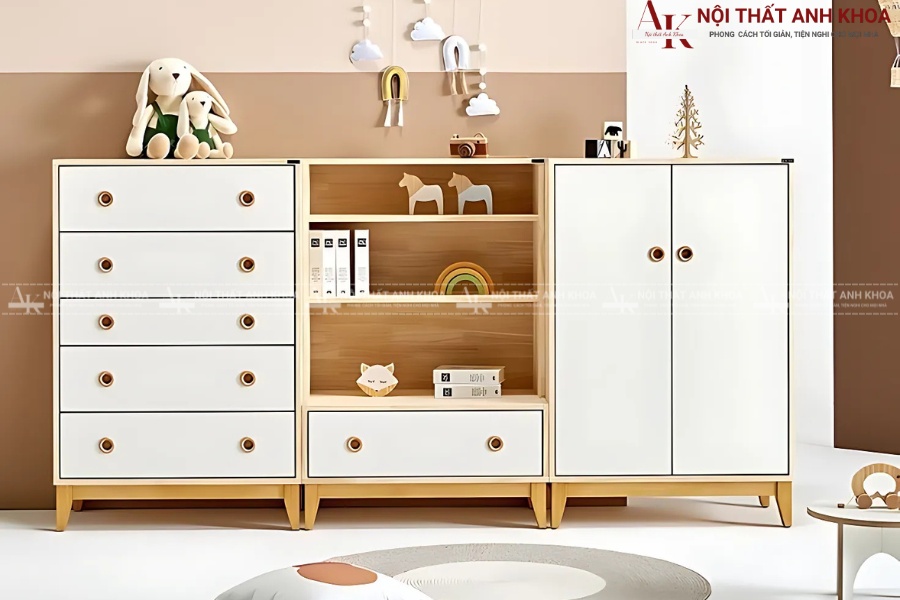Mẫu tủ quần áo mini cho phòng trẻ em Mẫu tủ quần áo mini cho phòng trẻ em