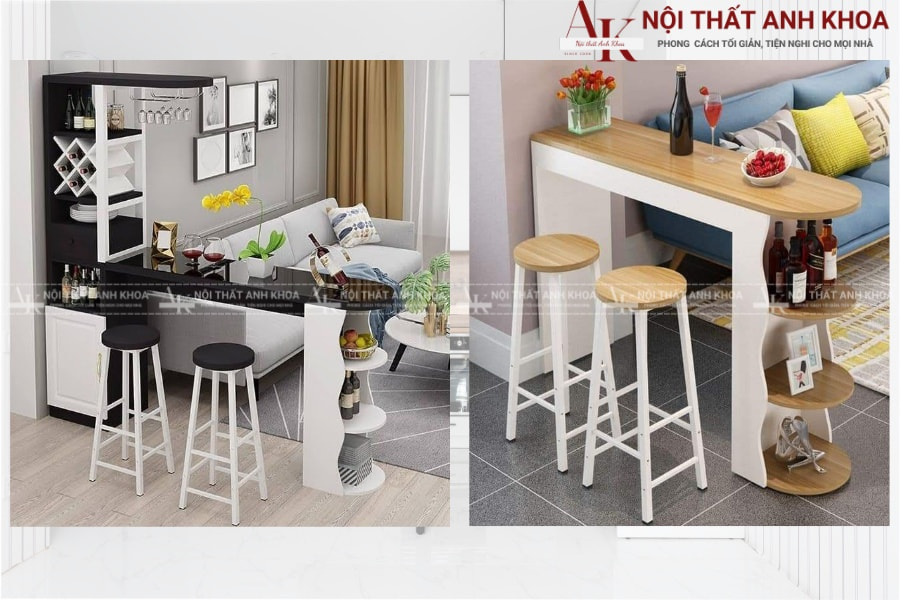 Mẫu tủ rượu quầy bar công nghiệp: Phóng khoáng, mạnh mẽ và độc đáo Mẫu tủ rượu quầy bar công nghiệp: Phóng khoáng, mạnh mẽ và độc đáo