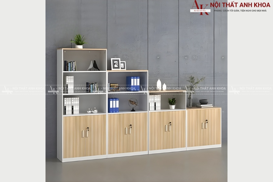 Tủ hồ sơ gỗ thiết kế tối giản - Giải pháp cho không gian nhỏ Tủ hồ sơ gỗ thiết kế tối giản - Giải pháp cho không gian nhỏ