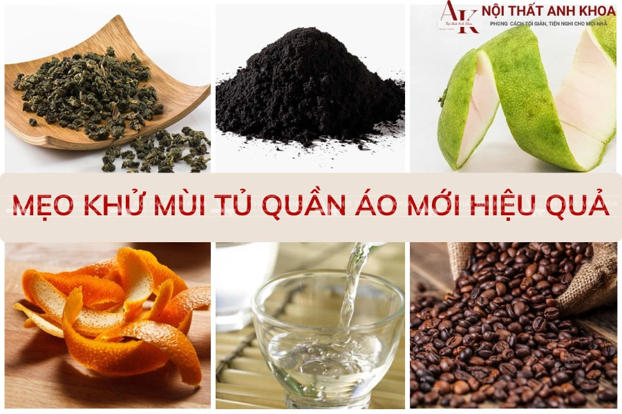 Mẹo khử mùi tủ quần áo mới hiệu quả Mẹo khử mùi tủ quần áo mới hiệu quả