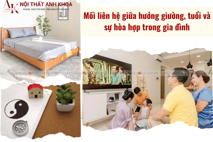 Mối liên hệ giữa hướng giường, tuổi và sự hòa hợp trong gia đình Mối liên hệ giữa hướng giường, tuổi và sự hòa hợp trong gia đình