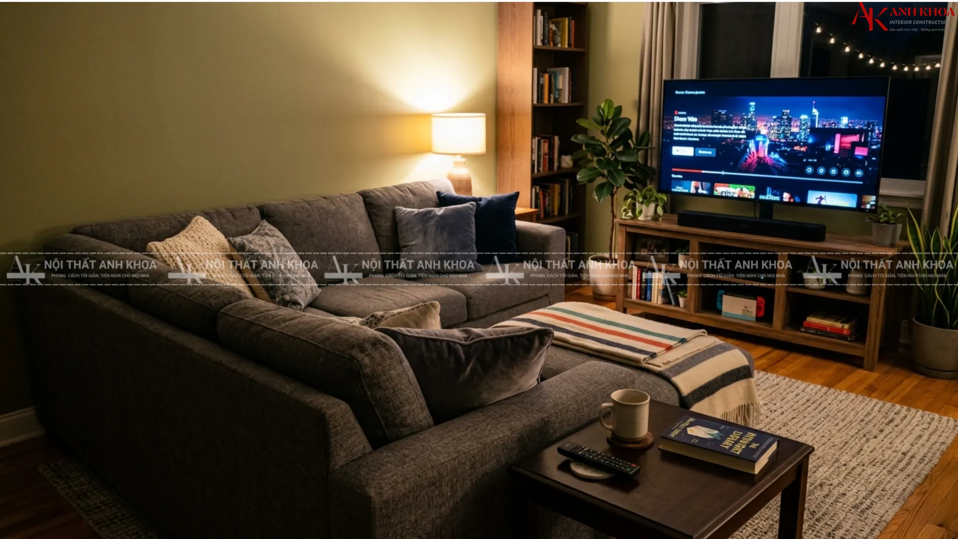 Sofa nằm xem tivi - Nhỏ gọn nhưng khách gây nghiện Sofa nằm xem tivi - Nhỏ gọn nhưng khách gây nghiện