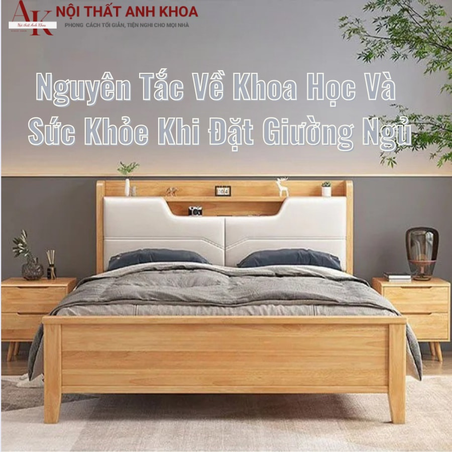 Nguyên tắc về khoa học và sức khỏe khi đặt giường ngủ Nguyên tắc về khoa học và sức khỏe khi đặt giường ngủ