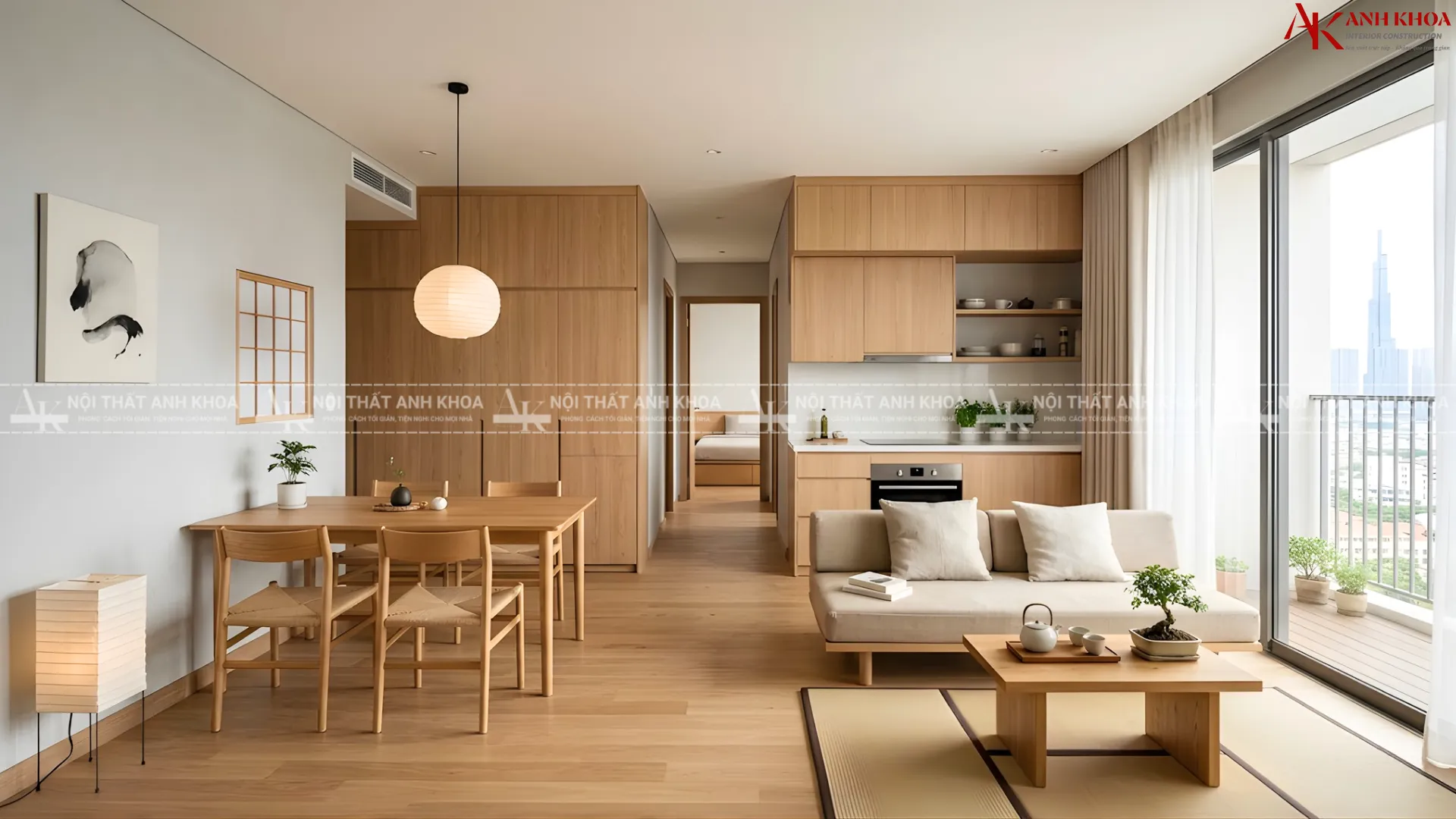 Tạo không gian sống thoải mái cho chung cư 3 phòng ngủ Tạo không gian sống thoải mái cho chung cư 3 phòng ngủ