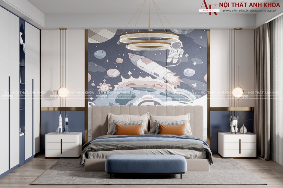 Mẫu phòng ngủ 2 bé trai - Đẹp chuẩn xu hướng hiện đại Mẫu phòng ngủ 2 bé trai - Đẹp chuẩn xu hướng hiện đại