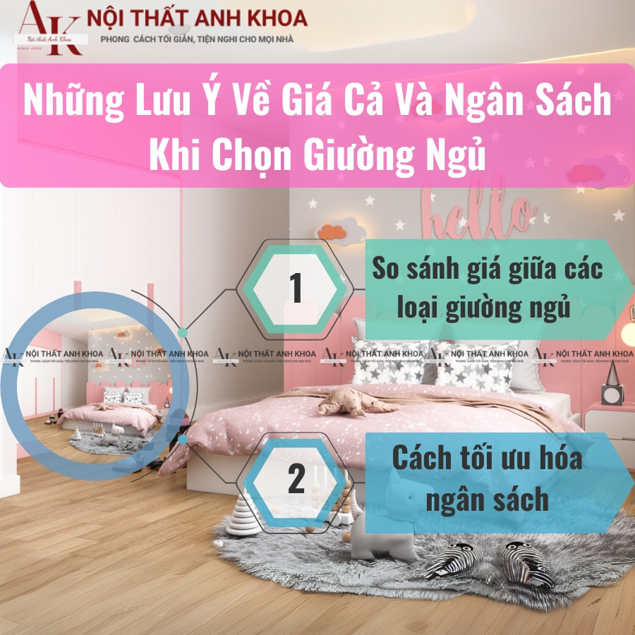 Những lưu ý về giá cả và ngân sách khi chọn giường ngủ Những lưu ý về giá cả và ngân sách khi chọn giường ngủ