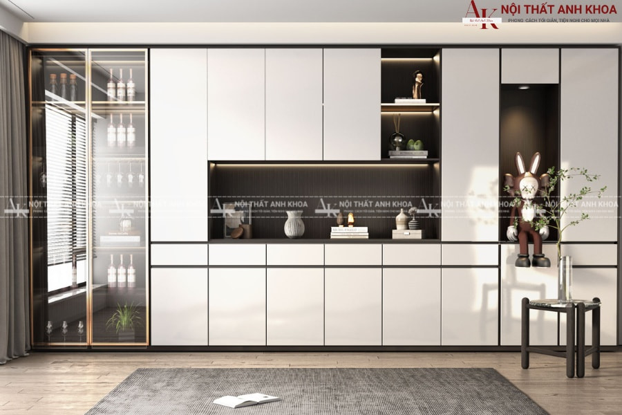 Nội Thất Anh Khoa - Biến ý tưởng về chiếc tủ rượu thành hiện thực Nội Thất Anh Khoa - Biến ý tưởng về chiếc tủ rượu thành hiện thực