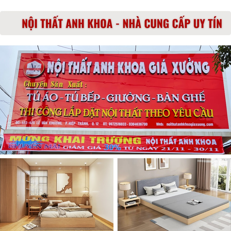 Nội thất Anh Khoa - Nhà cung cấp uy tín Nội thất Anh Khoa - Nhà cung cấp uy tín
