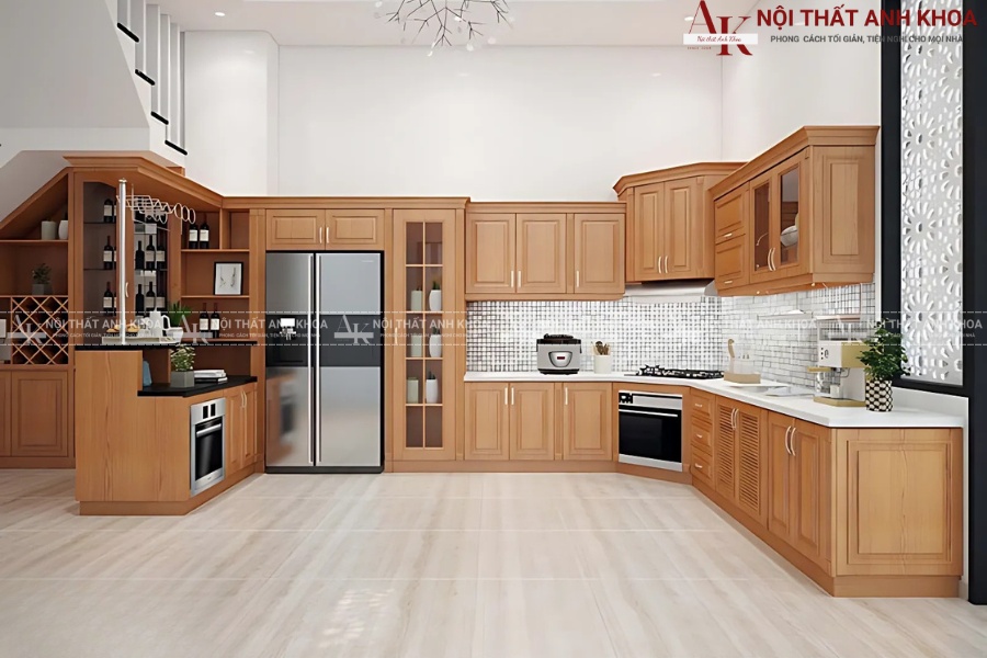 Tủ bếp góc cho chung cư - Giải pháp tiết kiệm diện tích Tủ bếp góc cho chung cư - Giải pháp tiết kiệm diện tích