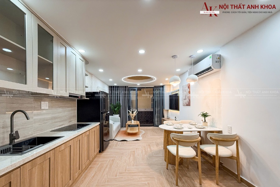 Không gian phòng bếp ấm cúng Không gian phòng bếp ấm cúng