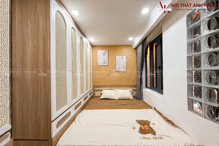 Phòng ngủ tông màu nhẹ nhàng, thư thái Phòng ngủ tông màu nhẹ nhàng, thư thái