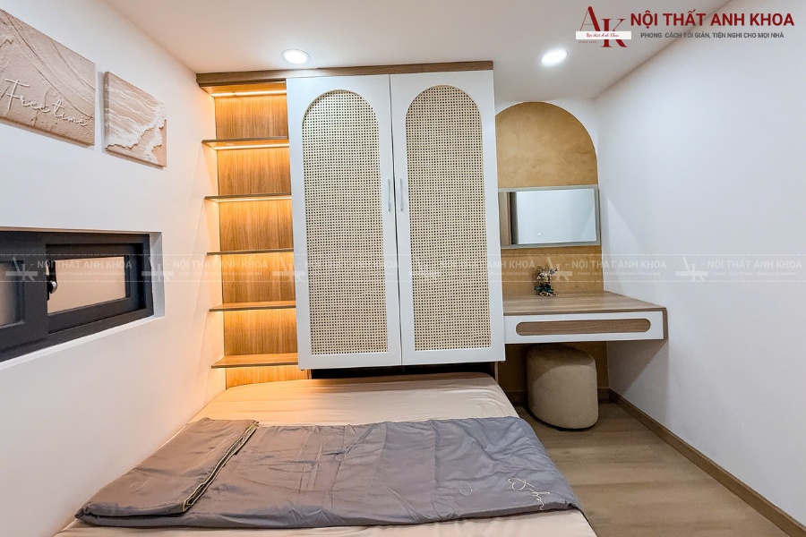 Hệ tủ quần áo kịch trần tối ưu không gian Hệ tủ quần áo kịch trần tối ưu không gian