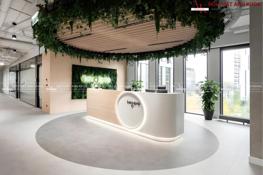 Quầy lễ tân văn phòng công ty - Thể hiện phong cách chuyên nghiệp Quầy lễ tân văn phòng công ty - Thể hiện phong cách chuyên nghiệp