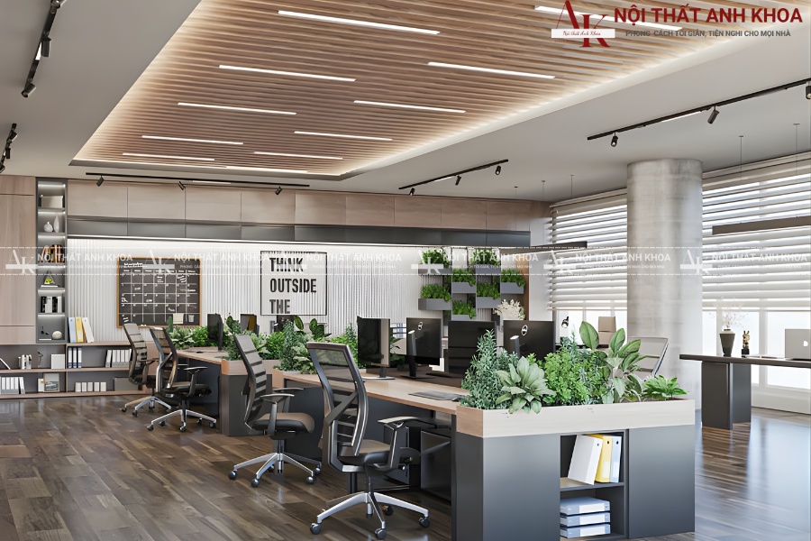 Bố trí nội thất văn phòng - Tối ưu không gian làm việc Bố trí nội thất văn phòng - Tối ưu không gian làm việc