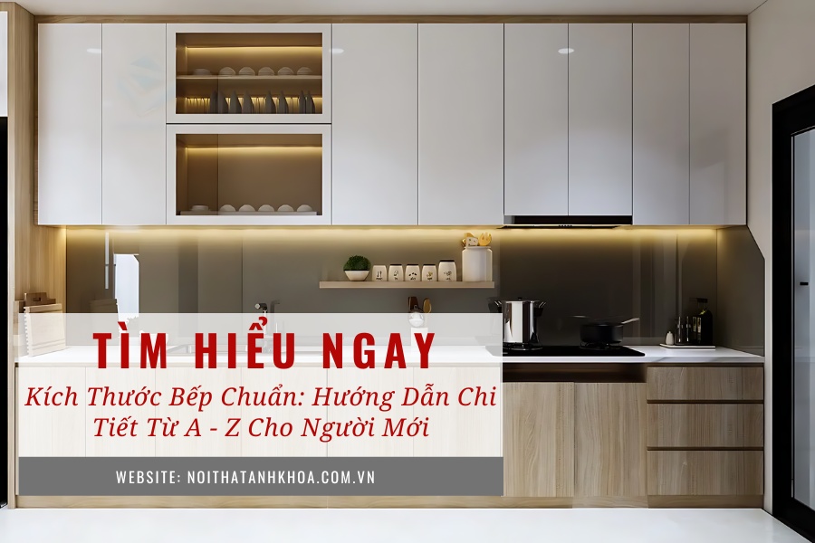 Kích thước bếp chuẩn: Hướng dẫn chi tiết từ A - Z cho người mới Kích thước bếp chuẩn: Hướng dẫn chi tiết từ A - Z cho người mới