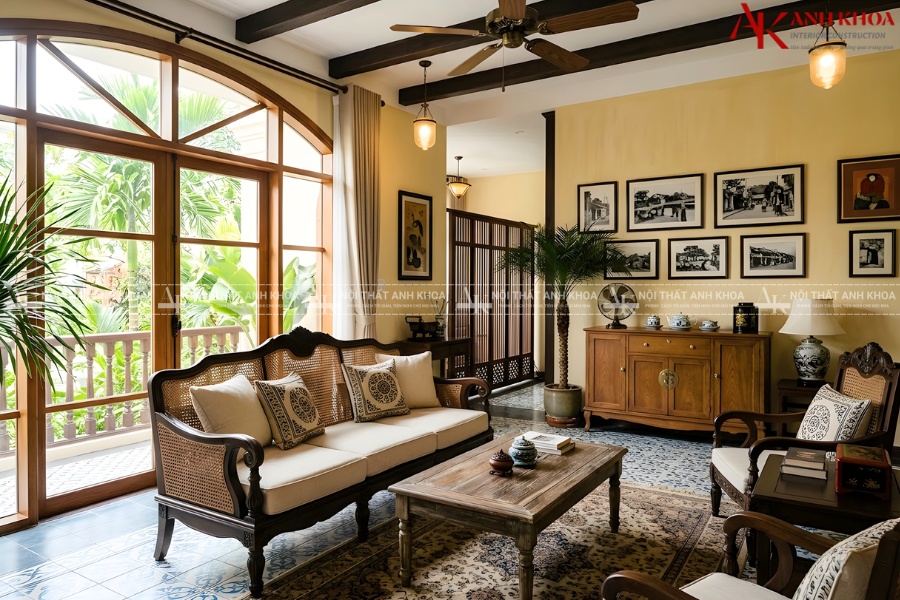 Thiết kế nội thất phòng khách đơn giản mà vẫn thu hút Thiết kế nội thất phòng khách đơn giản mà vẫn thu hút