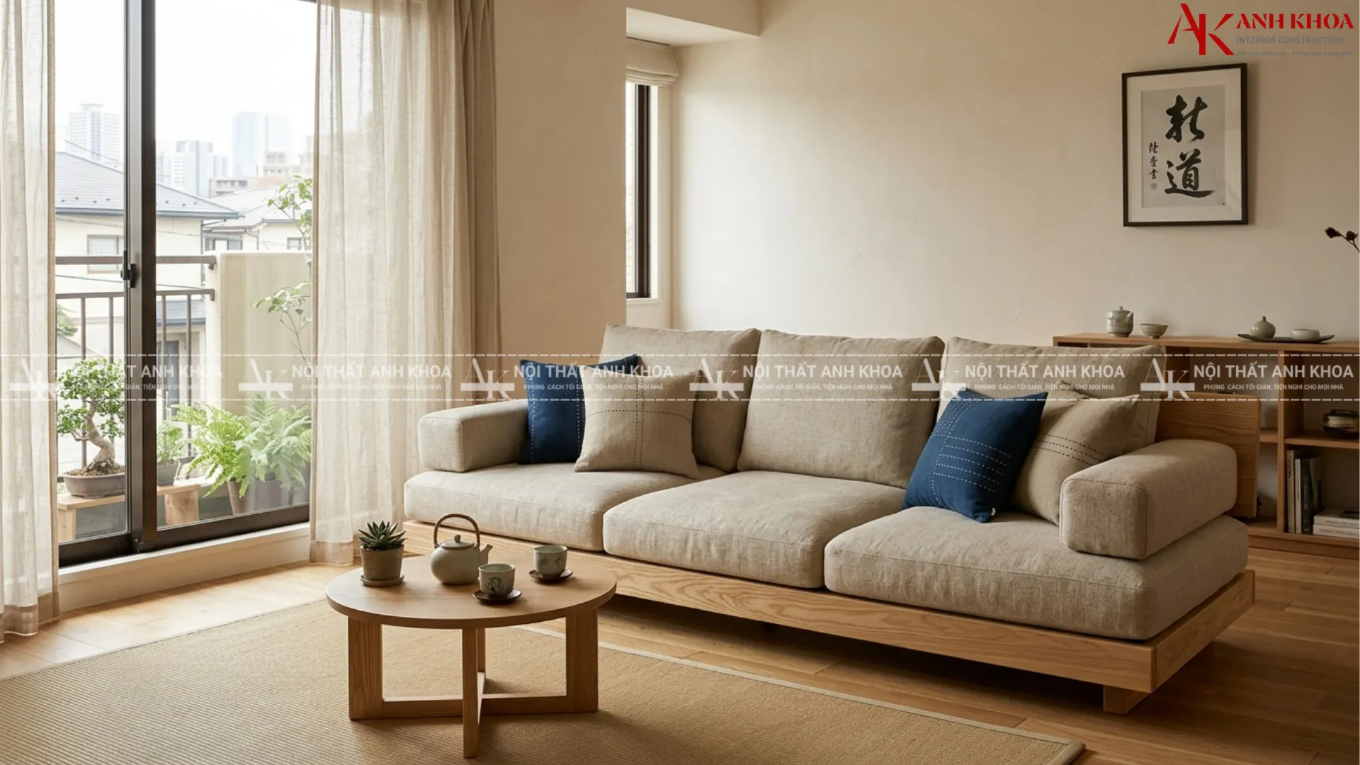 Sofa chung cư chuẩn Nhật - Gọn gàng nhưng vẫn đầy gu Sofa chung cư chuẩn Nhật - Gọn gàng nhưng vẫn đầy gu