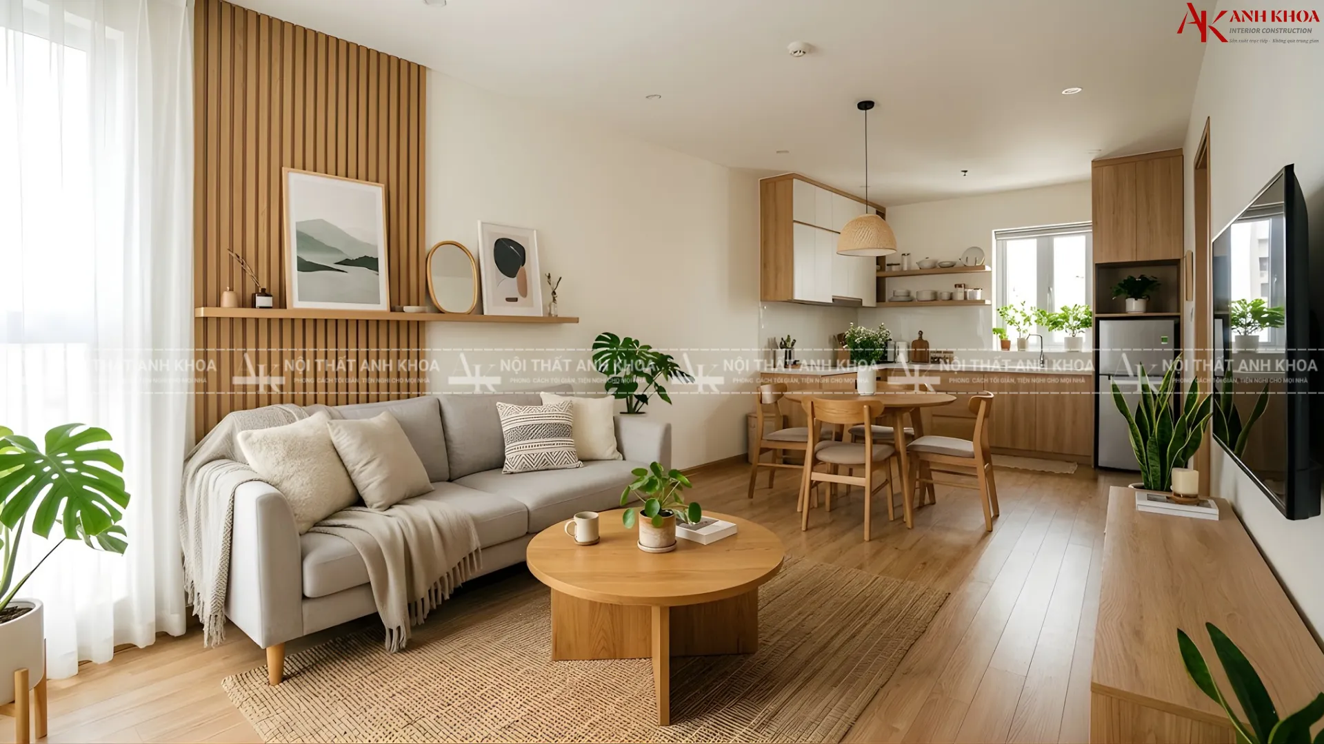 Không gian Bắc Âu nhẹ nhàng với nội thất gỗ sồi ấm áp Không gian Bắc Âu nhẹ nhàng với nội thất gỗ sồi ấm áp