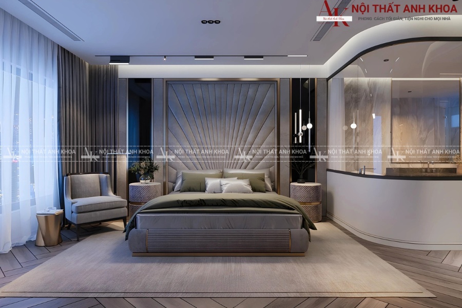 Xu hướng nội thất phòng ngủ Master 2025 được ưa chuộng Xu hướng nội thất phòng ngủ Master 2025 được ưa chuộng