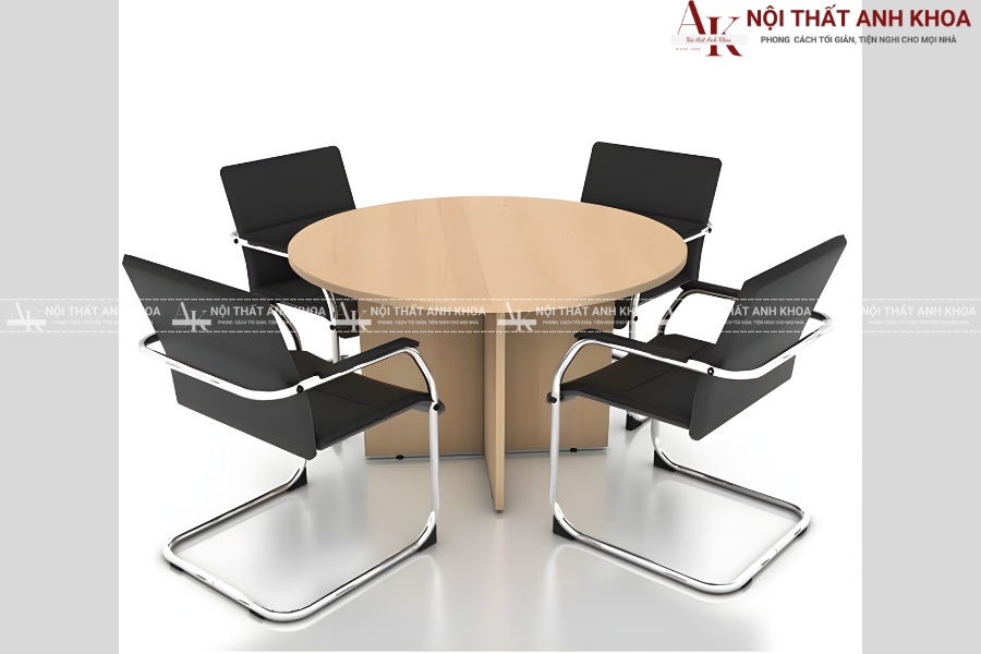 Bàn họp tròn MDF - Lựa chọn kinh tế, bền đẹp cho doanh nghiệp Bàn họp tròn MDF - Lựa chọn kinh tế, bền đẹp cho doanh nghiệp