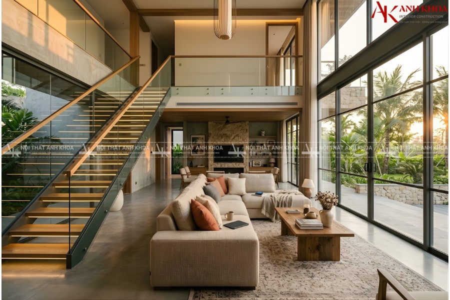 Thiết kế biệt thự với vật liệu và xu hướng mới Thiết kế biệt thự với vật liệu và xu hướng mới