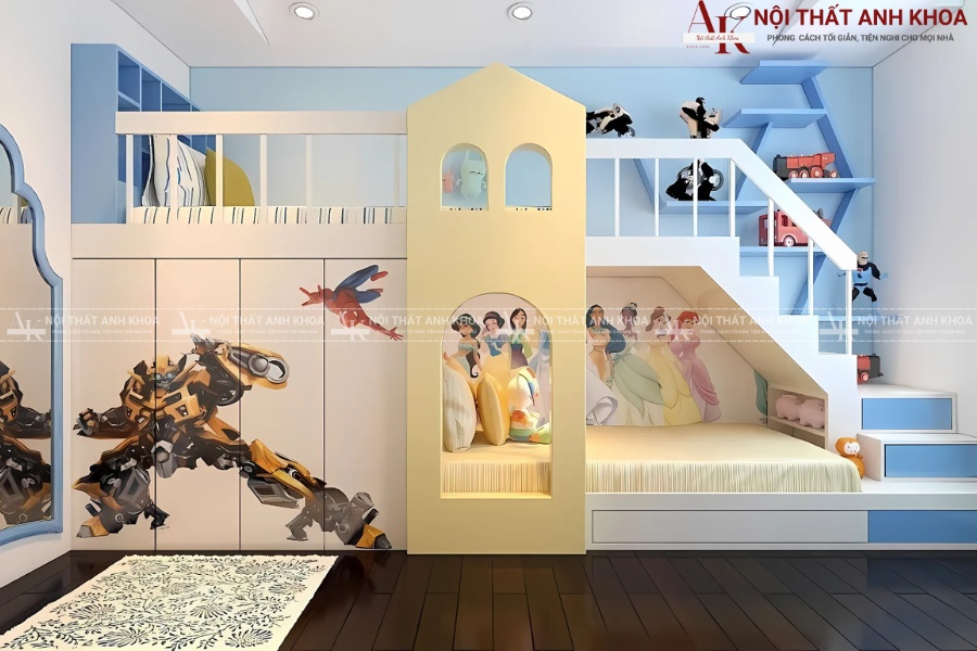 Nội thất cho bé - Không gian học tập và nghỉ ngơi Nội thất cho bé - Không gian học tập và nghỉ ngơi