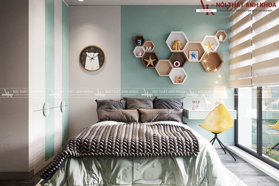 Phòng ngủ trẻ em đa năng - Kết hợp học tập và nghỉ ngơi Phòng ngủ trẻ em đa năng - Kết hợp học tập và nghỉ ngơi