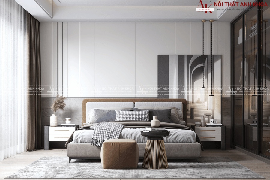 Phòng ngủ nhỏ vẫn sang - Nhờ nội thất khéo léo Phòng ngủ nhỏ vẫn sang - Nhờ nội thất khéo léo