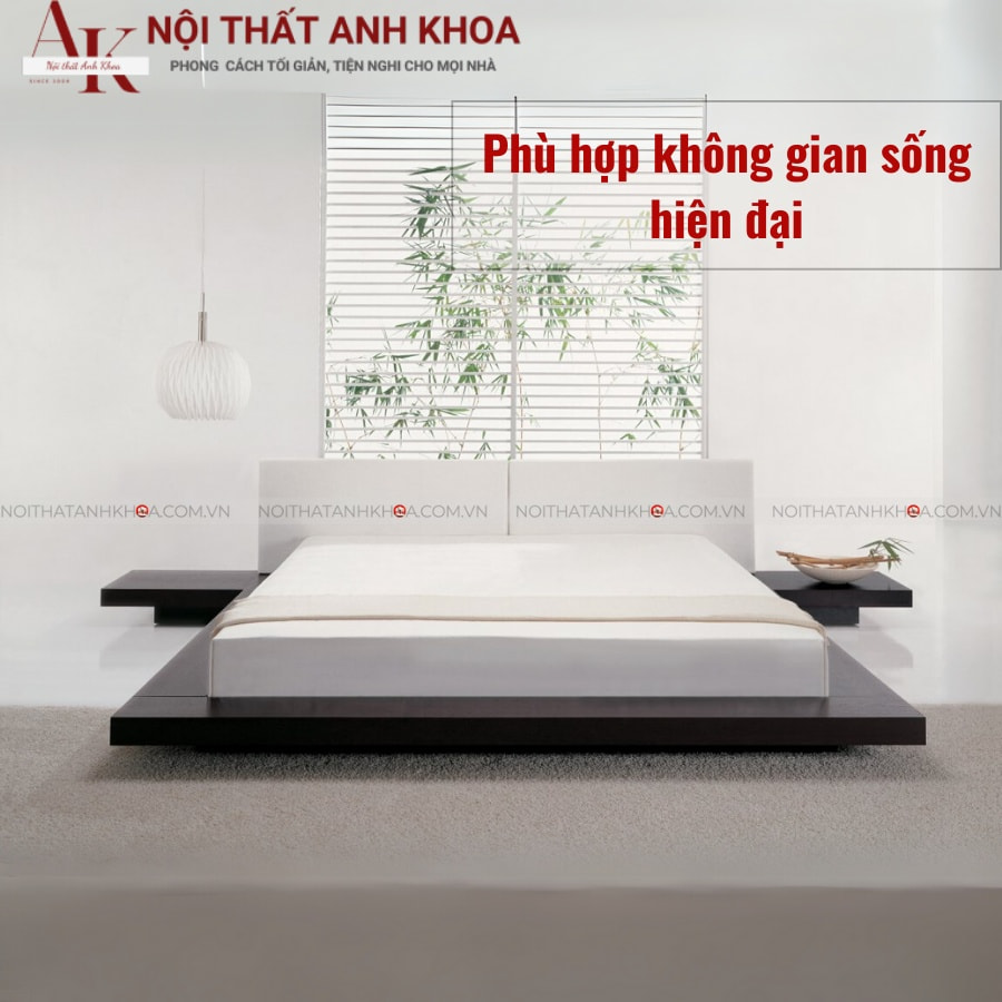 Giường ngủ Nhật Bản phù hợp không gian sống hiện đại Giường ngủ Nhật Bản phù hợp không gian sống hiện đại