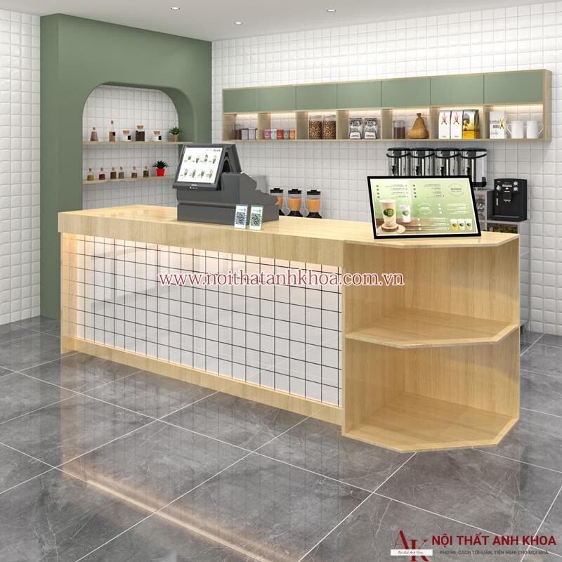 Quầy lễ tân đẹp hiện đại đa dạng màu sắc mẫu mã màu vàng Quầy lễ tân đẹp hiện đại đa dạng màu sắc mẫu mã màu vàng