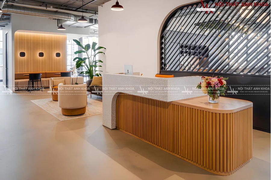 Xu hướng quầy lễ tân đẹp, hiện đại năm 2025 Xu hướng quầy lễ tân đẹp, hiện đại năm 2025