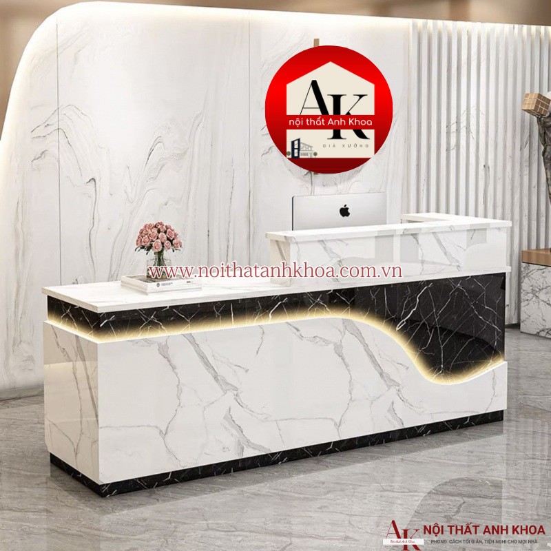 Quầy lễ tân khách sạn đẹp hiện đại giá tốt TP.HCM