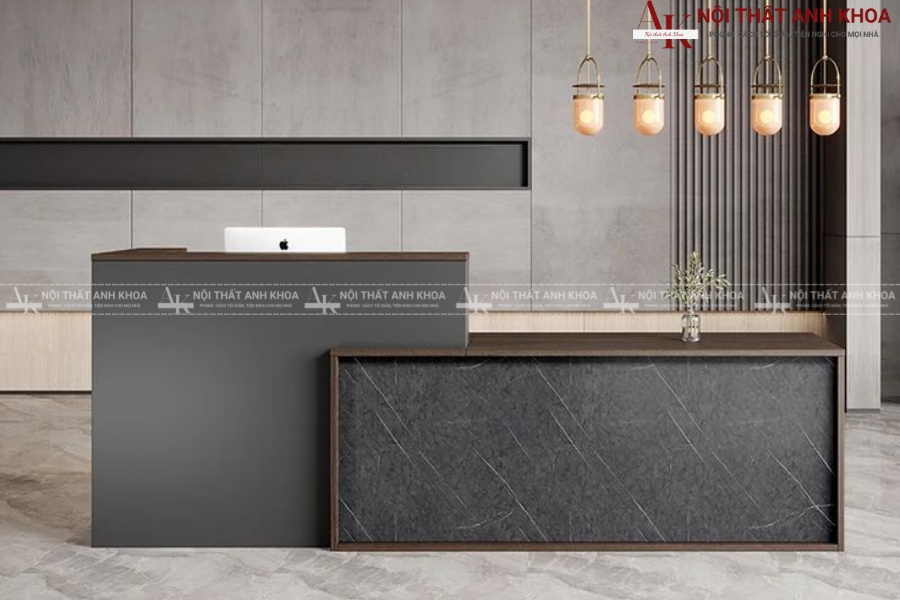 Quầy lễ tân khách sạn - Nội thất Anh Khoa Quầy lễ tân khách sạn - Nội thất Anh Khoa