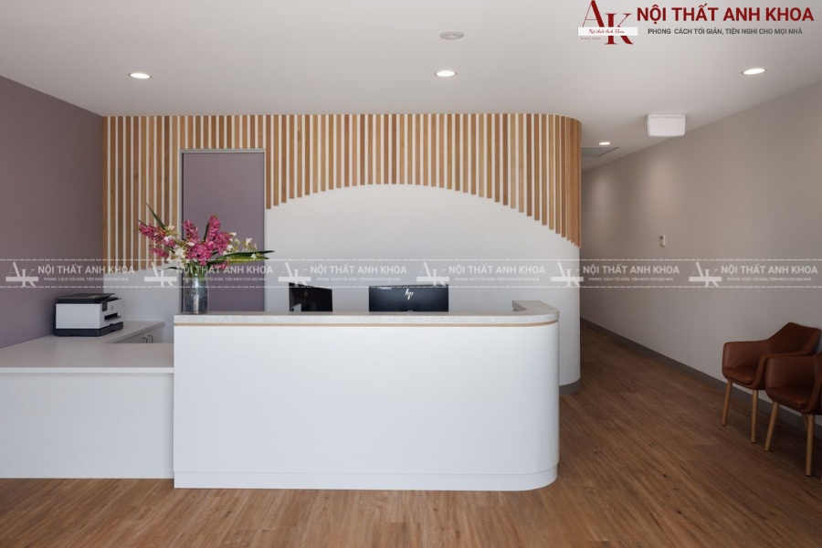 Quầy lễ tân kích thước lớn (1m8 - 2m) Quầy lễ tân kích thước lớn (1m8 - 2m)