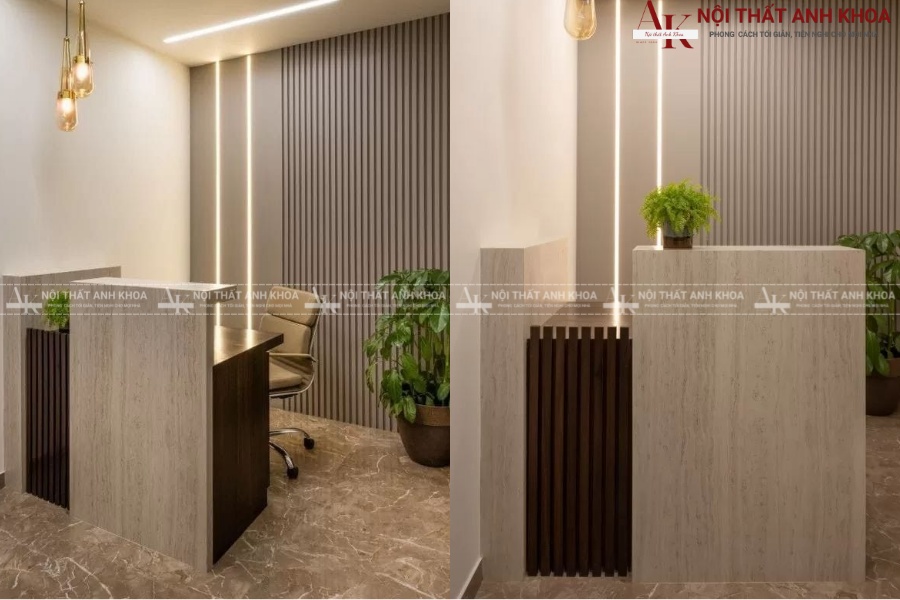 Quầy lễ tân mini (1m) Quầy lễ tân mini (1m)